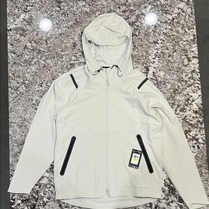 Under Armour Unstoppable Halo Grey & Black Hooded Jacket Medium